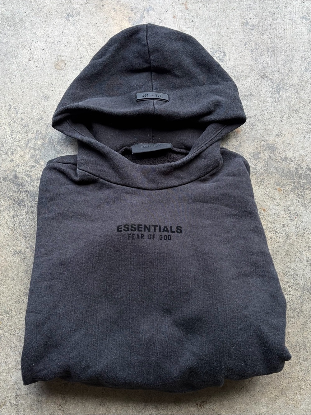Essentials Fear of God Men's Black Hoodie